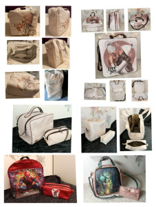 Photo de galerie - Mes créations bébé..(sac à langer  ( valise vêtements pour bébé) ( sac à dos enfants) (sac a main petite fille) (trousse de toilette)