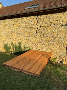 Photo de galerie - Fabrication de terrasse en bois exotique 