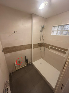 Photo de galerie - Création Salle de bain ( douche + carrelage ) APRÈS 