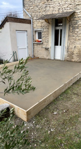 Photo de galerie - Création terrasse. (après)