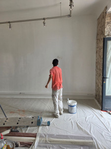 Photo de galerie - Application de peinture sur nice 