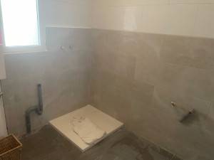 Photo de galerie - Pose faïence salle de bain 