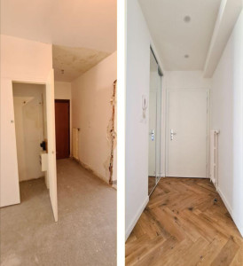 Photo de galerie - Pose de parquet - Revêtement de sol