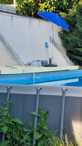 Photo de galerie - Aménagement plate-forme piscine