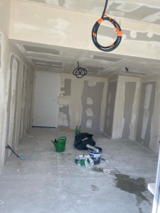 Photo de galerie - Poser Placo, plafond et mur