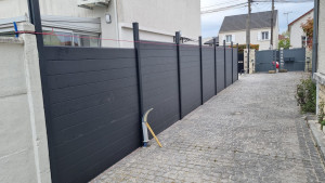 Photo de galerie - Création d'une clôture 
