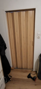Photo de galerie - Porte accordéon 