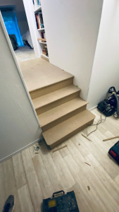 Photo de galerie - Fabrication d’une modification de marche d’escalier 