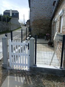 Photo de galerie - Maçonnerie plus clôture à Saint-Sever.