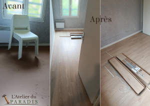 Photo de galerie - Pose de parquet - Revêtement de sol