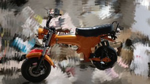 Photo de galerie - Restauration complète Honda 125 Dax
peinture complète