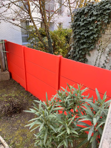 Photo de galerie - Peinture clôture 