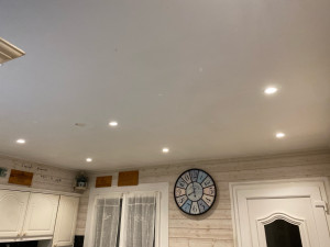 Photo de galerie - Pose de 9 spots dimable  