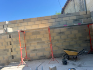 Photo de galerie - Maçonnerie ,enduit, pose de pierre de taille enduit traditionnel 