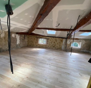 Photo de galerie - Pose de parquet - Revêtement de sol