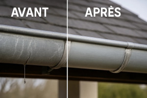 Photo de galerie - Réparation de gouttière