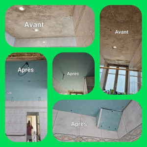 Photo de galerie - Plâtrerie - Murs - Plafonds