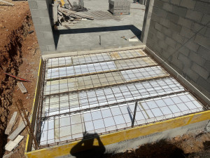 Photo de galerie - Création d’une petite terrasse avec plancher isolant 