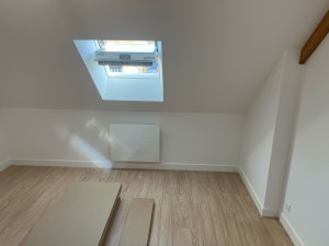 Photo de galerie - Placo, bande , peinture,sol parquet 