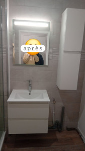 Photo de galerie - Rénovation salle de bain 