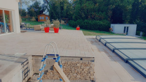 Photo de galerie - Dallage pierre d'egypte