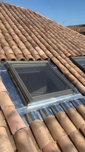 Photo de galerie - Abergement vélux en zinc 