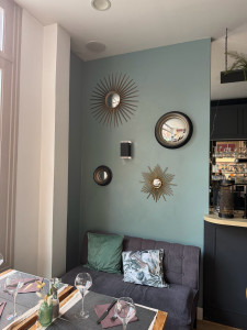 Photo de galerie - Rénovation, peinture intérieure d’un restaurant