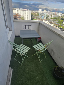 Photo de galerie - Installation de faux gazon 