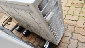 Photo de galerie - Dépannage module extérieur système climatisation 