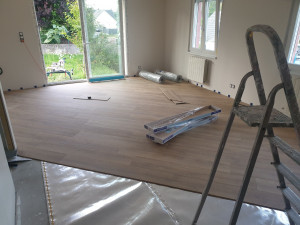 Photo de galerie - Pose de parquet - Revêtement de sol