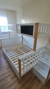 Photo de galerie - Lit superposé 3 places 