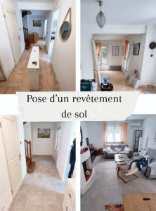 Photo de galerie - Pose de parquet - Revêtement de sol