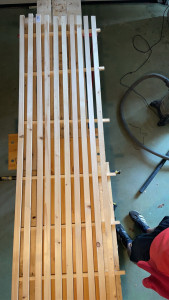 Photo de galerie - Création d une tête de lit 