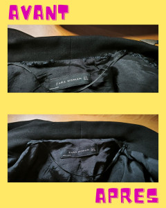 Photo de galerie - Reprise d'une doublure 