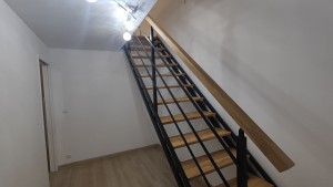 Photo de galerie - Pose escalier avec ouverture trémie 
