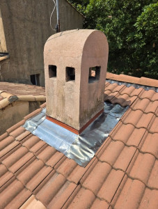 Photo de galerie - étanchéité cheminée 
