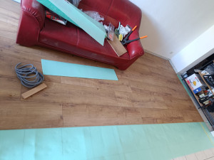 Photo de galerie - Pose parquet 