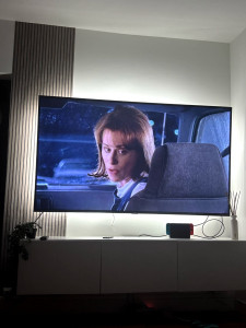 Photo de galerie - Pose d'écran et meuble tv