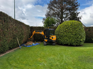 Photo de galerie - Réparation, déblocage de conduite télécom pour raccordement fibre optique