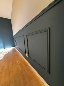 Photo de galerie - Création de moulure + peinture