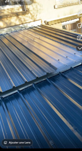 Photo de galerie - Pose bac acier isolé 