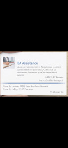 Photo de galerie - Je vous propose mon aide pour tout besoin d'assistance administrative, secrétariat, correction de documents, ...
12€ de l'heure.