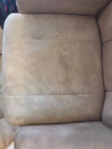 Photo de galerie - Nettoyage assise canapé (avant)