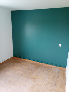 Photo de galerie - Mur en couleur chambre