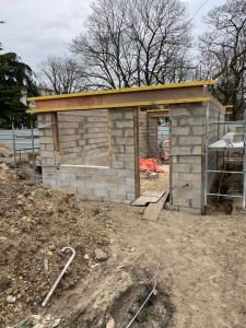 Photo de galerie - Construction maisonnette avant 