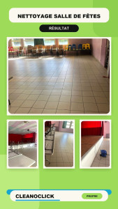 Photo de galerie - Nettoyage salle de fetes