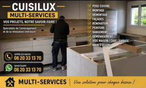 Photo de galerie - Montage pose cuisine meuble-multi-service 