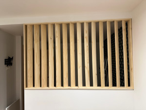 Photo de galerie - Pare vue bois 