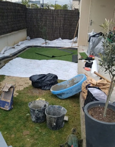 Photo de galerie - Aménagement du jardin décoration à votre demande. ou bien à ma proposition 