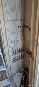 Photo de galerie - Installation d’un réseau de chauffage central avec du tube multicouche 